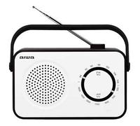 Aiwa R-190 ( White) Portable AM / FM Radio Mains and battery - Ideal for gift