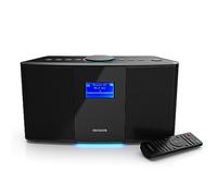 Aiwa Wireless Speaker - Unleash Powerful Sound and Versatile Connectivity - Experience Bluetooth Freedom, FM Radio, Clock, 20W RMS, LCD Display, and Alarm Clock Functionality