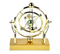 Aiwdeyi Newton's pendulum cradle perpetual motion cool desk toy, perpetual motion pendulum with celestial orbit, creative rotating home decoration, desk gadgets, gifts for physics teachers