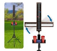 AIWEILUCK Cornhole Scoreboard with Drink Holder | Score Keeper Set for Cornhole Game, Cornhole Accessories Score Tracking Equipment for Outdoor Game