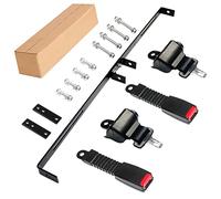 AIWEILUCK Golf Cart Retractable 2 Passenger 42" Seat Belts with Belt Bracket Kit for Yamaha Club Car DS Precedent EZGO TXT RXV