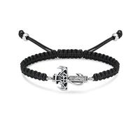 AIWENXI Cross Urn Bracelet for Human Ashes Fish Hook Cremation Bracelets for Men Women Stainless Steel Deer Antler Cross Memorial Ash Holder Braided Pet Keepsakes Rope Bangle