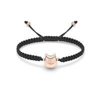 AIWENXI Cute Cat Cremation Bracelet for Ashes Stainless Steel Urn Pendant Pet Keepsake Adjustable Braided Rope Bangle Jewellery Gift for Women Men