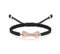 AIWENXI Dog Bone Urn Bracelet Ash Keepsake Adjustable Cremation Jewelry Braided Rope Urn Bracelet for Pets Ashes Dog Urn Jewelry for Women Men, Stainless Steel