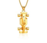 AIWENXI Race Car Urn Necklace for Ashes for Men Women Adults Stainless Steel Motor Racing Car Cremation Jewelry Urn Pendant Ashes Holder Keepsake Memorial Urn Locket