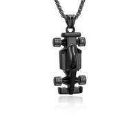 AIWENXI Race Car Urn Necklace for Ashes for Men Women Adults Stainless Steel Motor Racing Car Cremation Jewelry Urn Pendant Ashes Holder Keepsake Memorial Urn Locket