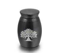 AIWENXI Small Urns Cremation Keepsakes for Ashes- Super Mini Cremation Urns for Human or Pet Ashes Urns Stainless Steel Memorial Ashes Holder