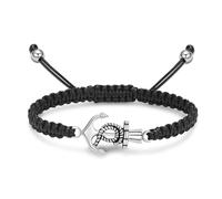 AIWENXI Urn Bracelet Fish Hook Cremation Jewellery for Ashes Anchor Ash Bracelet for Men Women Keepsake Pendant Memorial Jewellery Gifts, Stainless Steel