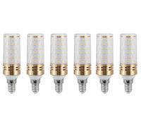 Aiwerttes E14 LED Light Bulb 9W,1000LM Equivalent to 100W Halogen Bulb,E14 LED Corn Energy Saving Light Bulbs for Desk Lamp,Not Dimmable,AC 220-240V,6 Pack(Warm White)