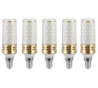 Aiwerttes E14 LED Light Bulb 9W,1000LM Equivalent to 100W Halogen Bulb,E14 LED Corn Light Bulbs for Desk Lamp,Not Dimmable,Energy Saving,5 Pack(Cold White)