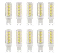 Aiwerttes G9 10W LED Light Bulbs Replacement of G9 100W Halogen Lamp,Cold White 6000K,Ceramic Base,Non-Dimmable Bulb for Home Lighting,Pack of 10