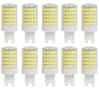 Aiwerttes G9 12W LED Light Bulbs Replacement of G9 100W Halogen Lamp 1200 Lumen,Ceramic Base,Non-Dimmable Bulb for Home Lighting,Pack of 10(Cold White)