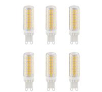 Aiwerttes G9 LED Bulbs,10W Warm White 3000K,1000LM,Equivalent to 100W Halogen Bulb,Non Dimmable,220V,Energy Saving Light Bulbs for Chandeliers Home Lighting Decor 6-Pack