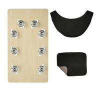 AIWFL Bowling Ball Release Trainer with Bag and Towel, 14 x 7.7 x 1 Inch Wood Bowling Ball Motion Trainer Spinner Enhance Your Bowling Game, Perfect Your Hand and Release Position