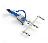 AIWFL Stainless Steel Strapping Banding Tool - Spin Style - Blue - Heavy Duty Bander for Hose Clamps & Cable Tie Kit