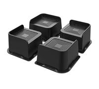 AIWMQYYF L Shaped Bed Risers, 3 Inch Furniture Risers, Sofa Booster Pad, Bed Raisers, Table Leg Extenders, Table Risers, Bed lifts Blocks for Couch, Desk, Sofa, Table, Bookshelf