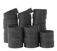 AIWOQI Rubber Bands Size#94 black elastic rubber bands 30 Pieces Heavy Duty Rubber bands Extra largeThick Wide Industrial Strong rubber bands for office supplies Survival Camping Biking Fishing