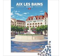 Aix-les-Bains 1000 Piece Puzzle For Adults | meaningful gift for mum to enjoy a peaceful relaxing afternoon with a cup of tea and some quiet time38x26cm
