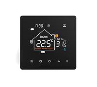 aixi-SHS Smart Thermostat Programmable WiFi Temperature Controller, LCD Touch Screen, Alexa Voice/Tuya APP Control (16A for Electric Floor Heating)