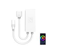 aixi-SHS Tuya Wi-Fi RGB Strip Controller 4 Pin Smart Home DC12-24V, APP Remote Control LED Dimmer, Compatible with Alexa