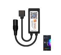aixi-SHS Tuya Wi-Fi RGBW Strip Controller 5 Pin, APP Remote Control Multicolor LED Dimmer, Compatible with Alexa DC12-24V
