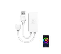 aixi-SHS Wi-Fi LED Controller 4 pin USB RGB DC5V Tuya APP Remote Control Light Dimmable, Alexa Compatible LED Strip Controller