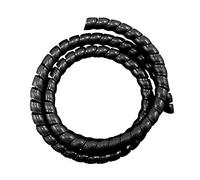 AIXILAN Cable Tidy Sleeve,Cable Management,2 Meter 25mm To 45mm Spiral Cable Protector Winder Line Organizer Tube Protection Spiral Winding Cable Wire Cover Tube Winder(Black,40mm)