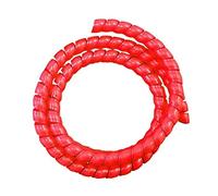 AIXILAN Cable Tidy Sleeve,Cable Management,2 Meter 25mm To 45mm Spiral Cable Protector Winder Line Organizer Tube Protection Spiral Winding Cable Wire Cover Tube Winder(Red,40mm)