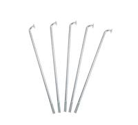 AIXILAN Universal Bicycle Spokes,36pcs 14G J Bend 81mm-252mm Bicycle Spokes With Nipple Steel Silver Tone For Mountain Bike Bike Wheels(168mm)