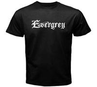 AIXINLI Evergrey Metal Band Logo O-Neck 100% Cotton Short Sleeve Unisex T-Shirt S Black