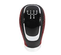 Aixiron Car Gear Shift Knob 5 for Speed Car Gear Shift Knob Universal Manual Stick Shifter Lever Plastic+ Metal Material(A 90mm)