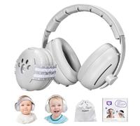 AIXMEET 2 in 1 Baby Ear Muffs for Noise Protection - Noise Cancelling Headphones for Toddlers 0-36 Months, Improves Sleep and Prevents Hearing Damage