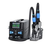 AiXun H414D 1400W X2 Dual Channel Hot Air Rework Station Blower Hair Dryer Hairdryer Soldering Heat Gun SMD SMT Welding Repair