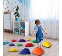 AIYAPLAY 11 Pieces Stepping Stones for Balance & Motor Skills AIYAPLAY Multicolor