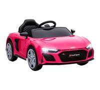 AIYAPLAY 12V Audi R8 Spyder Electric Car for Kids Ages 3-6 Pink | Ride On Car with Remote Control, Dual Motors, Rear Suspension, Soft Start, LED Lights, Music, for Boys Girls
