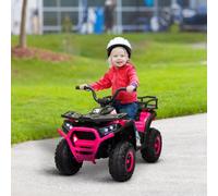 AIYAPLAY 12V Kids Quad Bike w/ 4 Suspension Wheels, for 3-5 Years in Pink AIYAPLAY Pink
