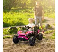 AIYAPLAY 12V Kids Ride on Car, Electric Truck w/ Remote, 4 Suspension Wheels in Pink | Size: 1 Pack AIYAPLAY Pink 1 Pack