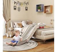 AIYAPLAY Kids Slide, Indoor Toddler Sofa Slide with Extended Length for Bed, Stairs, Easy to Assemble and Store, Grey