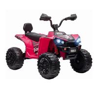 AIYAPLAY 24V 2 Seater Electric Quad Bike for Kids, Ride On Car ATV Toy w/ Forward Backward, for Boys Girls 3-8 Years, Pink