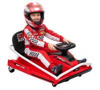 AIYAPLAY 24V Electric Go Kart for Kids Drift Mode for 6-10 Y Red