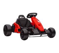 AIYAPLAY 24V Electric Go Kart With Drift Mode - Adjustable Seat - Red | TJ Hughes