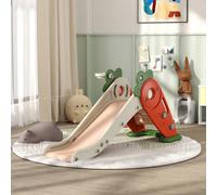 Aiyaplay 3 In 1 Kids Slide, Carrot-Themed Foldable Indoor Slide For 1-3 Years