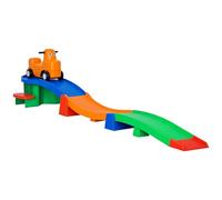AIYAPLAY 3(m) Up and Down Rollercoaster for Kids, 4 Pieces Toddler Roller Coaster Ride-on with Non-Slip Steps, Ride On Push Car with Handles, Indoor Outdoor Play, for Ages 2-5 Years