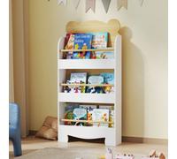 Aiyaplay 3 Tier Kids Bookshelf Bear Theme Children Bookcase