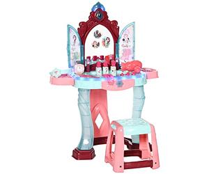 AIYAPLAY 31 Pieces Kids Dressing Table Set with Chair for Ages 3-6 Years