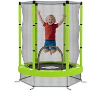 AIYAPLAY 4.6FT Kids Trampoline with Safety Enclosure Net