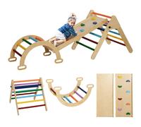 AIYAPLAY 5 in 1 Toddler Climbing Frame with Ramp - Arch - for 18-48 Months | TJ Hughes