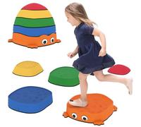 AIYAPLAY 5PCS Balance Stepping Stones for Toddlers Ages 2-8 Multicoloured