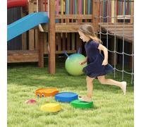 AIYAPLAY 5PCS Kids Stepping Stones, Frog-Shaped Balance Stepping Stones