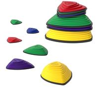 AIYAPLAY 6-Piece Stepping Stones for Kids, Stackable Sensory Toys Outdoor Indoor, Obstacle Course for Balance and Motor Skills
